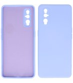 2.0mm Dikke Fashion Telefoonhoesje Backcover - Siliconen Hoesje - Oppo Find X2 - Paars