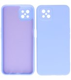 2.0mm Dikke Fashion Telefoonhoesje Backcover - Siliconen Hoesje - Oppo Reno 4 Z - Oppo A92s- Paars