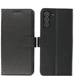Booktype Wallet Case Telefoonhoesje voor Samsung Galaxy S21 Plus - Zwart