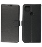 Booktype Wallet Case Telefoonhoesje voor Motorola Moto G9 Power (2020) - Zwart