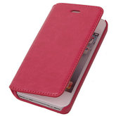 BestCases Fuchsia Map Case Book Cover Hoesje voor Apple iPhone 5c