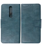 Portemonnee Wallet Case Hoesje voor Nokia 2.4 - Blauw