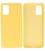 2.0mm Dikke Fashion Backcover Telefoonhoesje voor Samsung Galaxy A02s - Geel