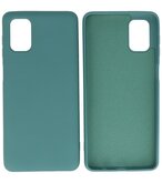 2.0mm Dikke Fashion Backcover Telefoonhoesje voor Samsung Galaxy M51 - Donker Groen
