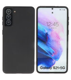 2.0mm Dikke Fashion Backcover Telefoonhoesje voor Samsung Galaxy S21 Plus - Zwart