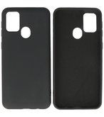 2.0mm Dikke Fashion Backcover Telefoonhoesje voor Samsung Galaxy M21 - Zwart