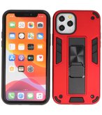 Tough Armor Hardcase Met Standfunctie Hoesje voor iPhone 11 Pro - Rood