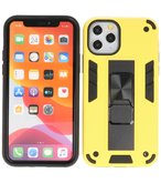 Tough Armor Hardcase Met Standfunctie Hoesje voor iPhone 11 Pro Max - Geel