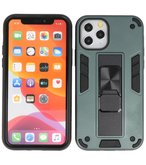 Tough Armor Hardcase Met Standfunctie Hoesje voor iPhone 11 Pro Max - Donker Groen