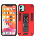 Tough Armor Hardcase Met Standfunctie Hoesje voor iPhone 11 - Rood