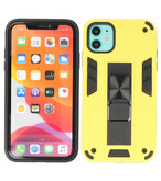 Tough Armor Hardcase Met Standfunctie Hoesje voor iPhone 11 - Geel