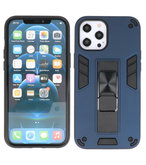 Tough Armor Hardcase Met Standfunctie Hoesje voor iPhone 12 - 12 Pro - Navy