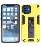 Tough Armor Hardcase Met Standfunctie Hoesje voor iPhone 12 Pro Max - Geel