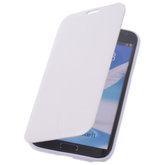 Bestcases Wit TPU Book Case Flip Cover Motief Hoesje voor Samsung Galaxy Note 2