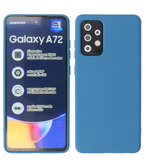 2.0mm Dikke Fashion Backcover Telefoonhoesje voor Samsung Galaxy A72 / A72 5G - Navy
