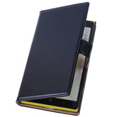 PU Leder Zwart Hoesje voor Nokia Lumia 1320 Book/Wallet Case/Cover