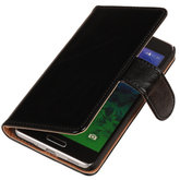 PU Leder Zwart Hoesje voor Samsung Galaxy Core Plus Book/Wallet Case/Cover
