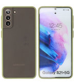 Kleurcombinatie Hard Case voor Samsung Galaxy S21 Plus - Groen