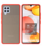 Kleurcombinatie Hard Case voor Samsung Galaxy A42 5G - Rood