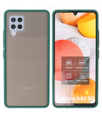 Kleurcombinatie Hard Case voor Samsung Galaxy A42 5G - Donker Groen