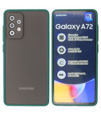 Kleurcombinatie Hard Case voor Samsung Galaxy A72 5G - Donker Groen