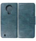 Portemonnee Wallet Case Hoesje voor Nokia 1.4 - Blauw