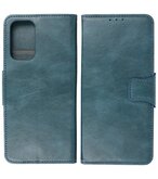 Portemonnee Wallet Case Hoesje voor Oppo Reno 5 Pro - Blauw