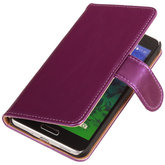 PU Leder Lila Hoesje voor Samsung Galaxy S2 Plus Book/Wallet Case/Cover