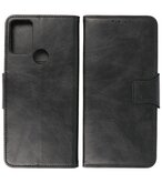 Portemonnee Wallet Case Hoesje voor Motorola Moto G50 - Zwart