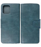 Portemonnee Wallet Case Hoesje voor Motorola Moto G100 - Blauw