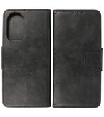 Portemonnee Wallet Case Hoesje voor Honor 50 Pro Zwart