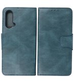 Portemonnee Wallet Case Hoesje voor OnePlus Nord CE Blauw