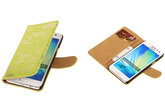 Lace Groen Hoesje voor Samsung Galaxy A3 2015 Book/Wallet Case/Cover