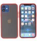 Kleurcombinatie Hard Case Hoesje voor iPhone 12 Mini Rood