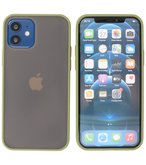 Kleurcombinatie Hard Case Hoesje voor iPhone 12 Mini Groen