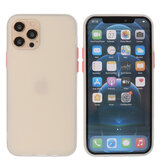 Kleurcombinatie Hard Case Hoesje voor iPhone 12 - 12 Pro Wit Kleurcombinatie Hard Case Hoesje voor iPhone 12 - 12 Pro Wit