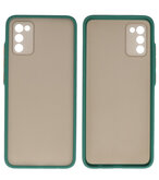 Samsung Galaxy A02S Hoesje Back Cover Telefoonhoesje Donker Groen