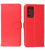Oppo Reno 6 Pro 5G Hoesje Book Case Telefoonhoesje Rood
