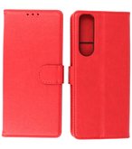 Sony Xperia 5 III Hoesje Book Case Telefoonhoesje Rood