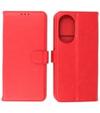 Honor 50 SE Hoesje Book Case Telefoonhoesje Rood