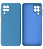 Samsung Galaxy A22 4G Hoesje - Backcover Telefoonhoesje - Blauw