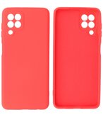 Samsung Galaxy A22 4G Hoesje - Backcover Telefoonhoesje - Rood