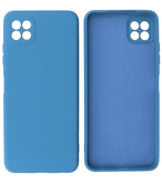 Samsung Galaxy A22 5G Hoesje - Backcover Telefoonhoesje - Blauw