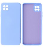 Samsung Galaxy A22 5G Hoesje - Backcover Telefoonhoesje - Paars