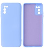 Samsung Galaxy A03s Hoesje - Backcover Telefoonhoesje - Paars