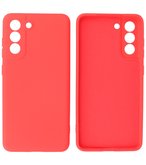 Samsung Galaxy S21 FE Hoesje - Backcover Telefoonhoesje - Rood