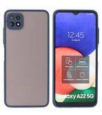 Samsung Galaxy A22 5G Hoesje - Back Cover Telefoonhoesje - Blauw