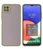 Samsung Galaxy A22 5G Hoesje - Back Cover Telefoonhoesje - Groen