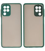 Samsung Galaxy A22 4G Hoesje - Back Cover Telefoonhoesje - Donker Groen