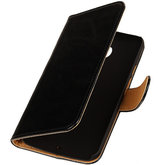 PU Leder Zwart Hoesje voor Samsung Galaxy A3 2015 Book/Wallet Case/Cover